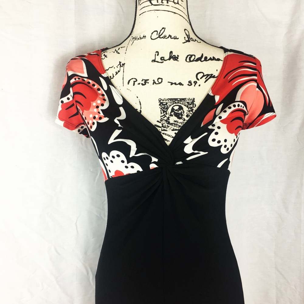 Lily Floral Print Short Sleeved Dress XS - Picture 5 of 5